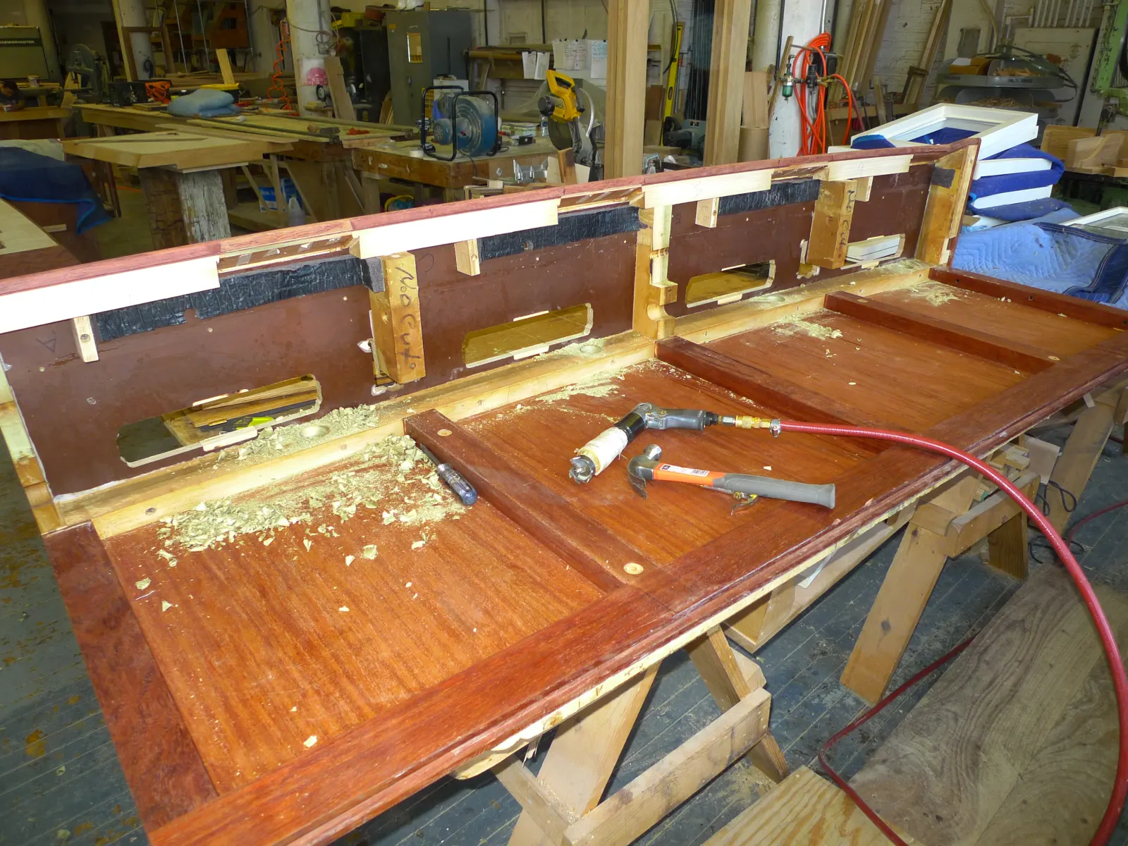 United Nations General Assembly furniture after restoration by Olek Inc.